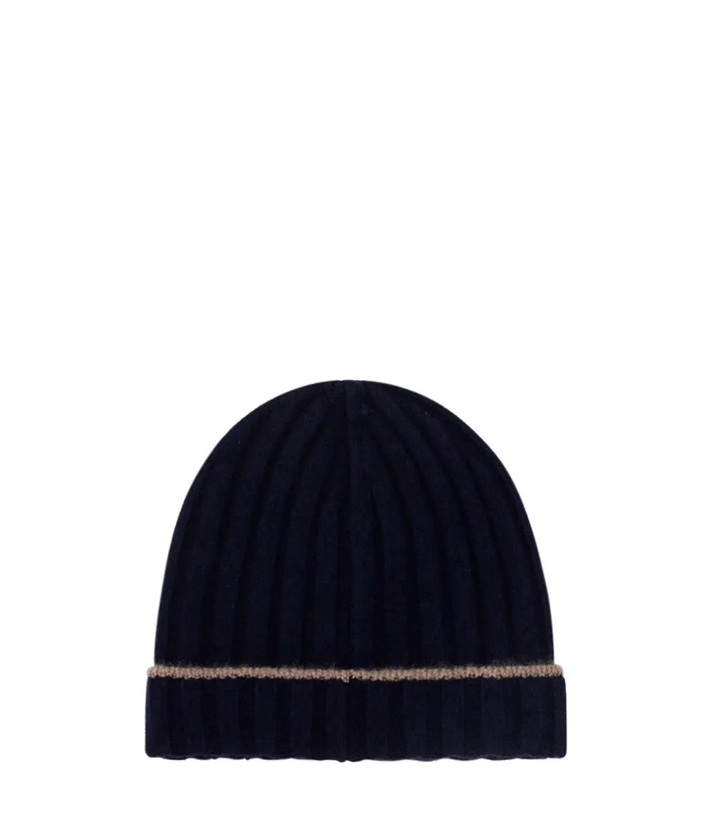Brunello Cucinelli Ribbed Knitted Beanie