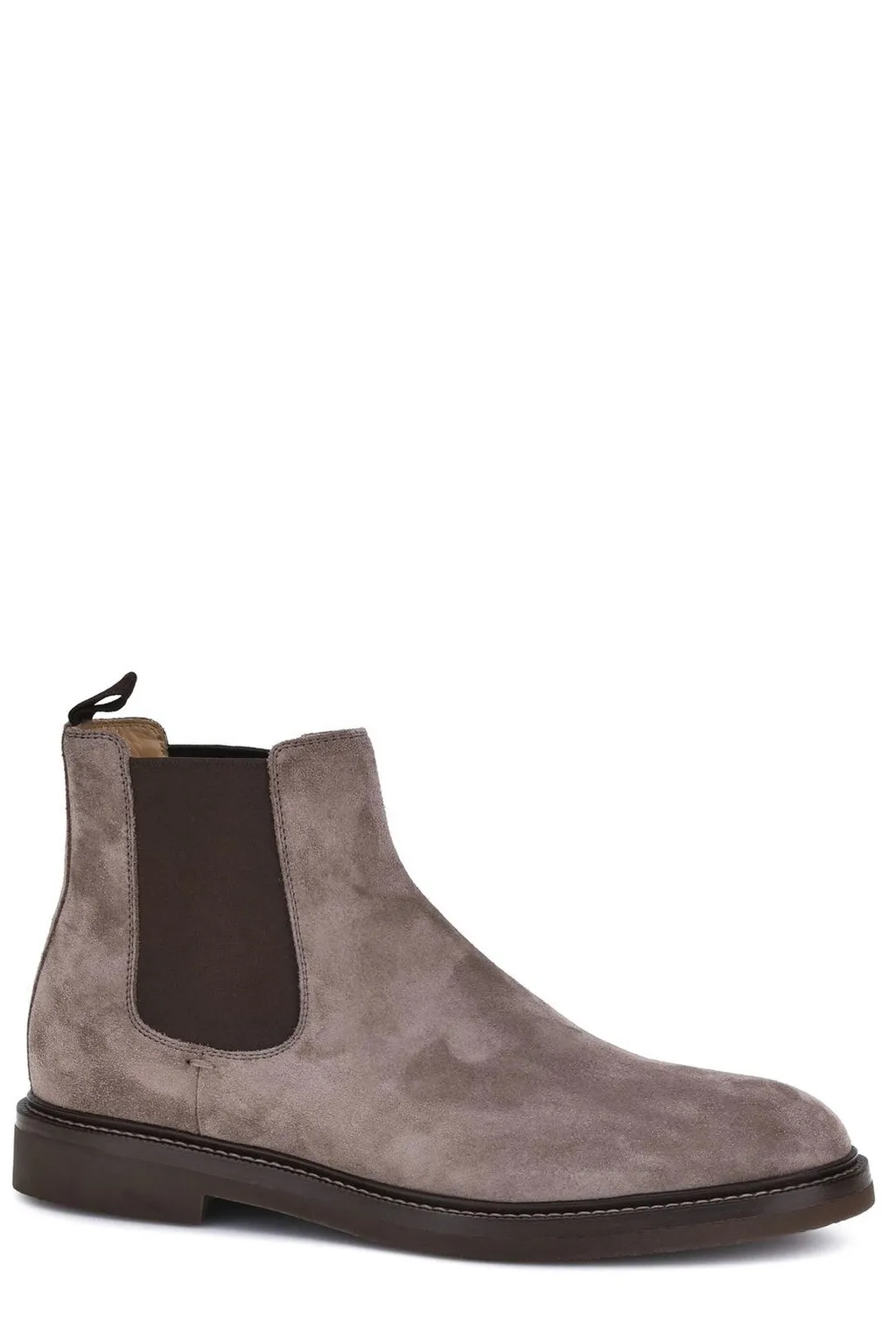 Brunello Cucinelli Chelsea Almond Toe Boots