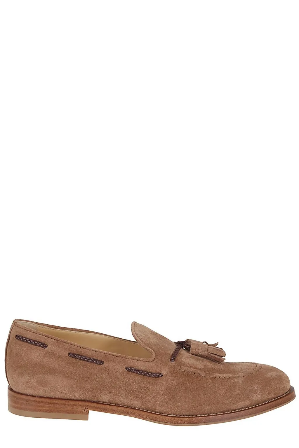 Brunello Cucinelli Tassel Detailed Slip-On Loafers