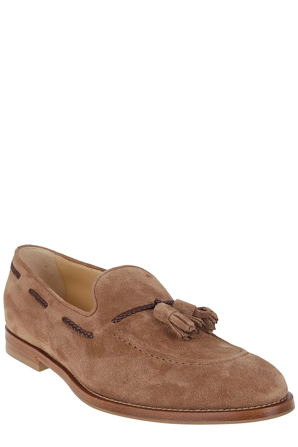 Brunello Cucinelli Tassel Detailed Slip-On Loafers