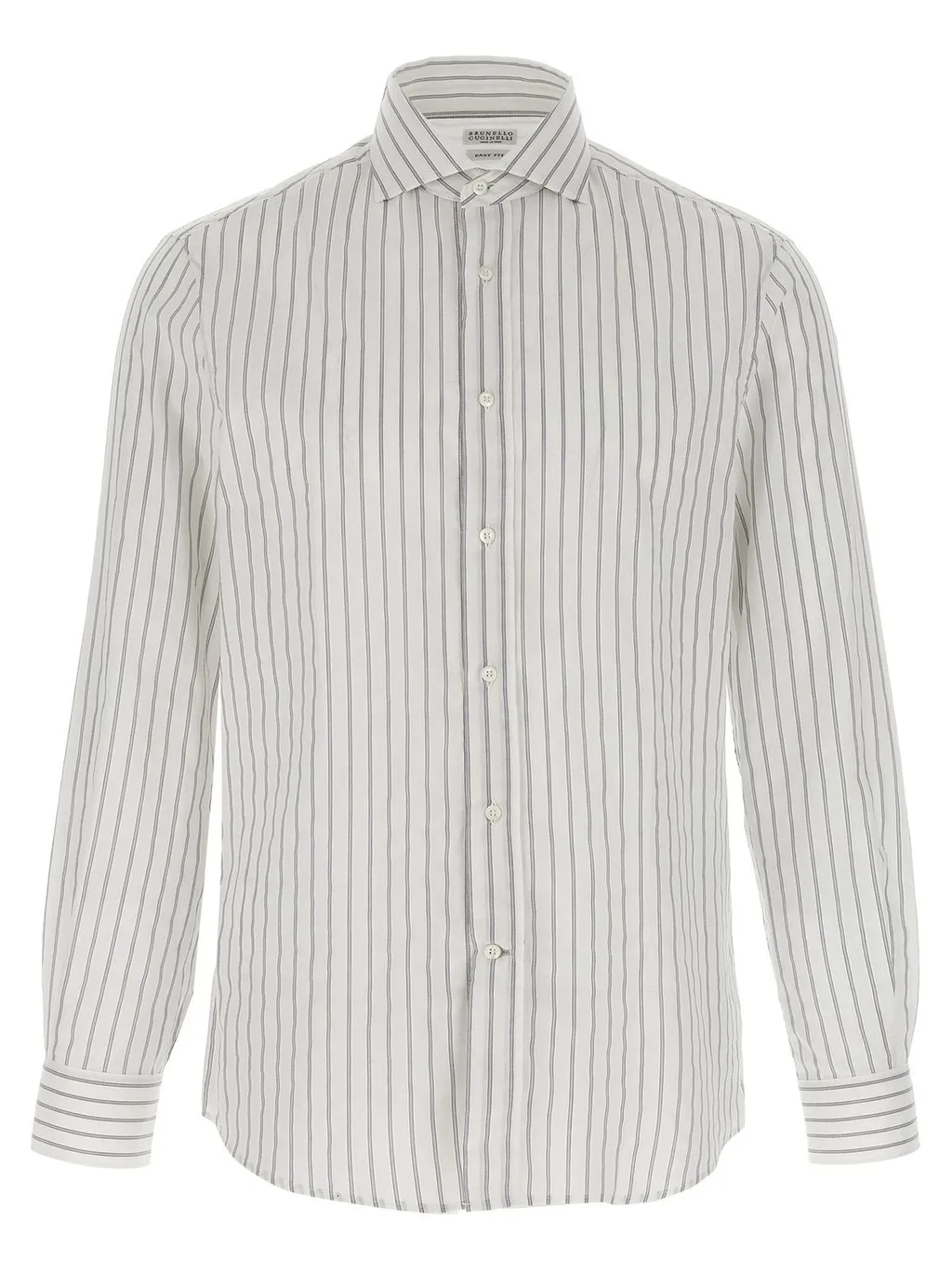 Brunello Cucinelli Striped Button-Up Shirt
