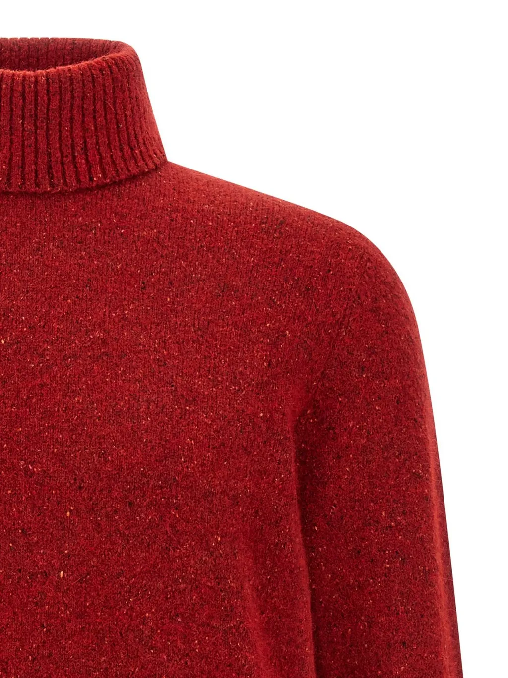 Brunello Cucinelli Knop Roll Neck Knitted Jumper