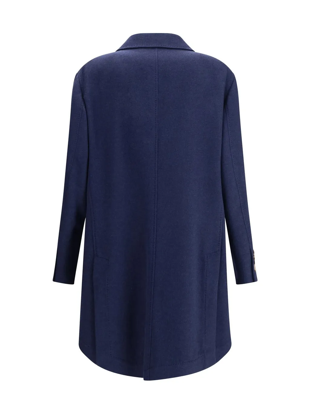 Brunello Cucinelli Single-Breasted Long-Sleeved Coat