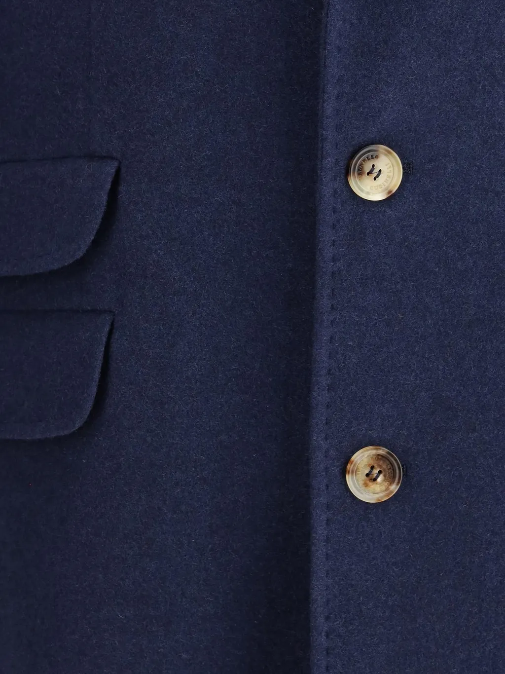 Brunello Cucinelli Single-Breasted Long-Sleeved Coat