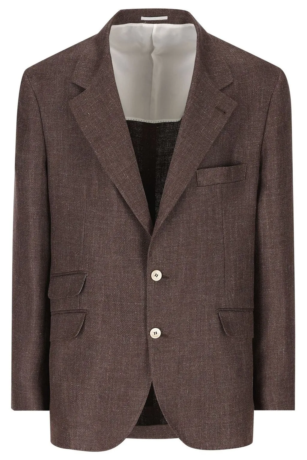 Brunello Cucinelli Single-Breasted Tailored Blazer