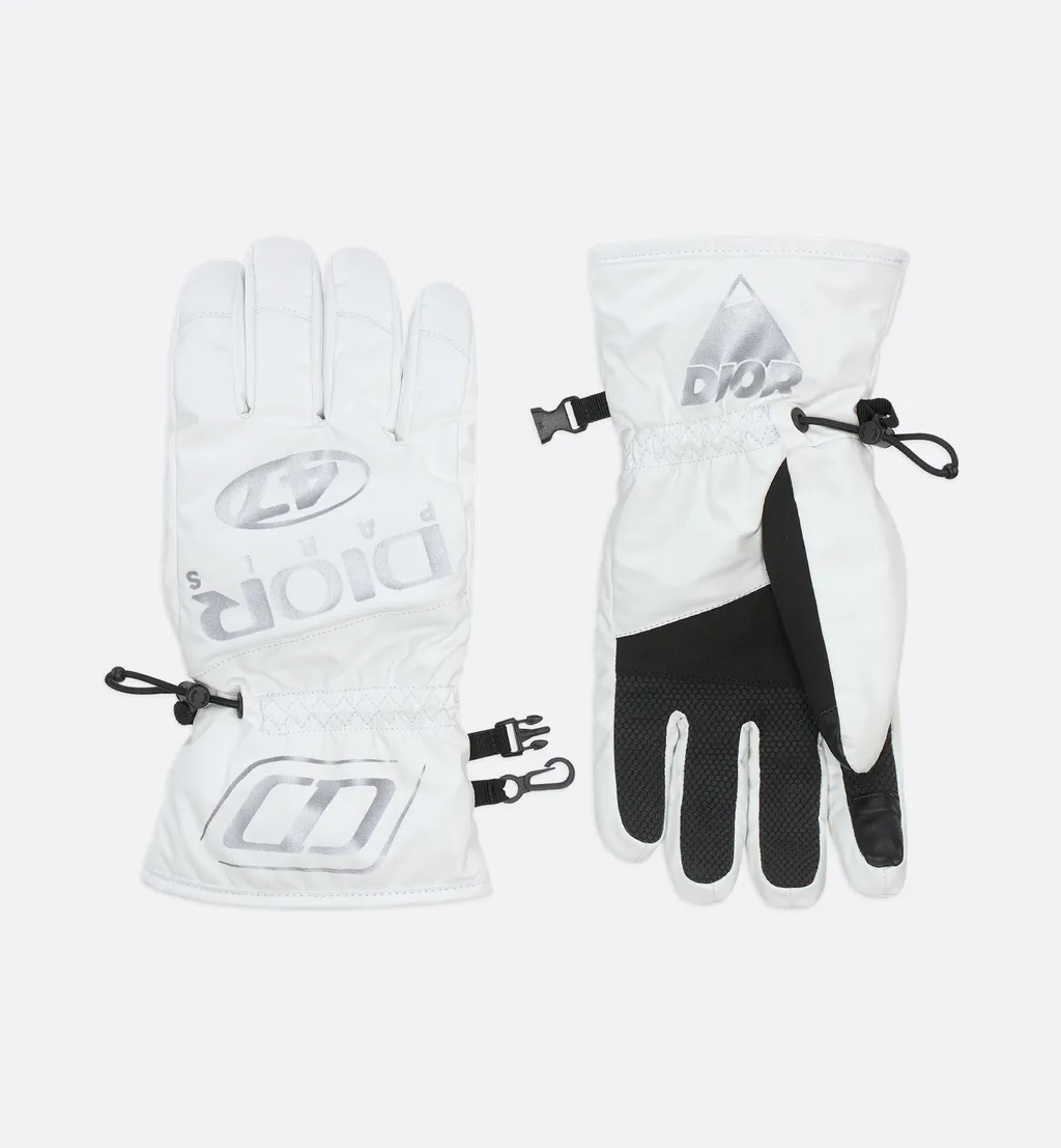 Dior And Descente Ski Gloves