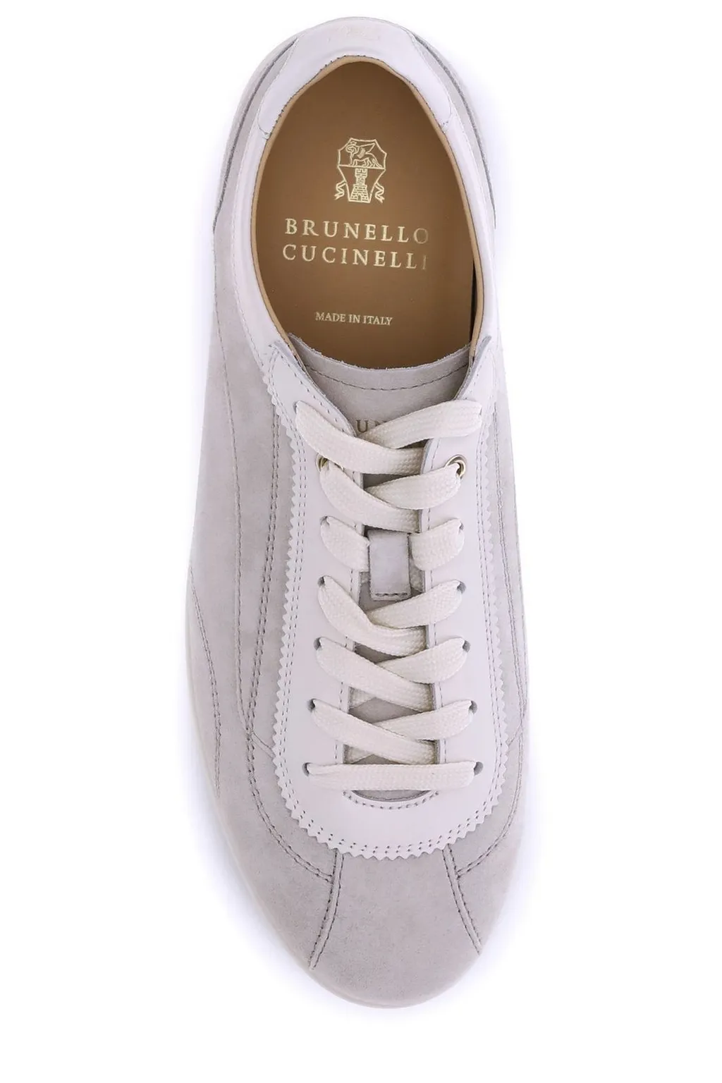 Brunello Cucinelli Two-Toned Low-Top Sneakers
