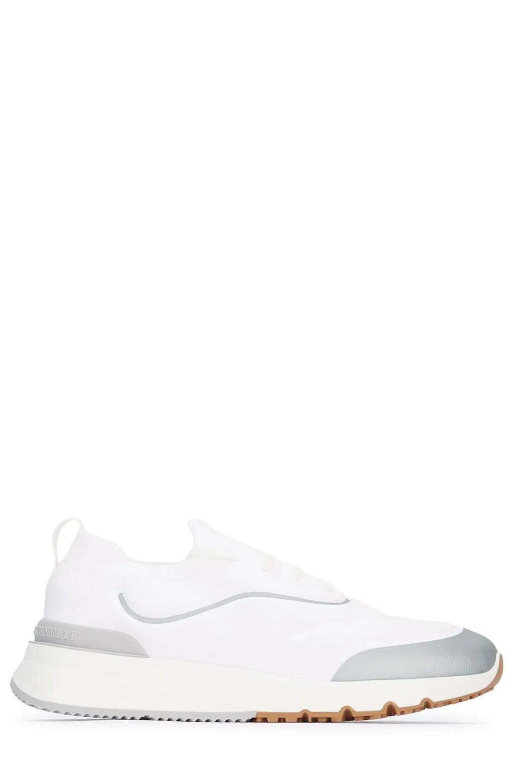 Brunello Cucinelli Knit Lace-Up Sneakers
