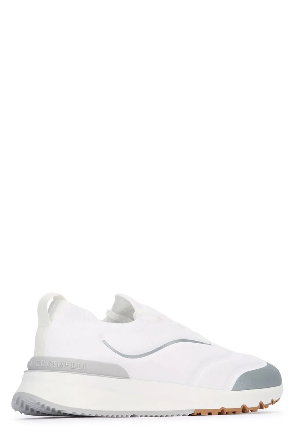 Brunello Cucinelli Knit Lace-Up Sneakers