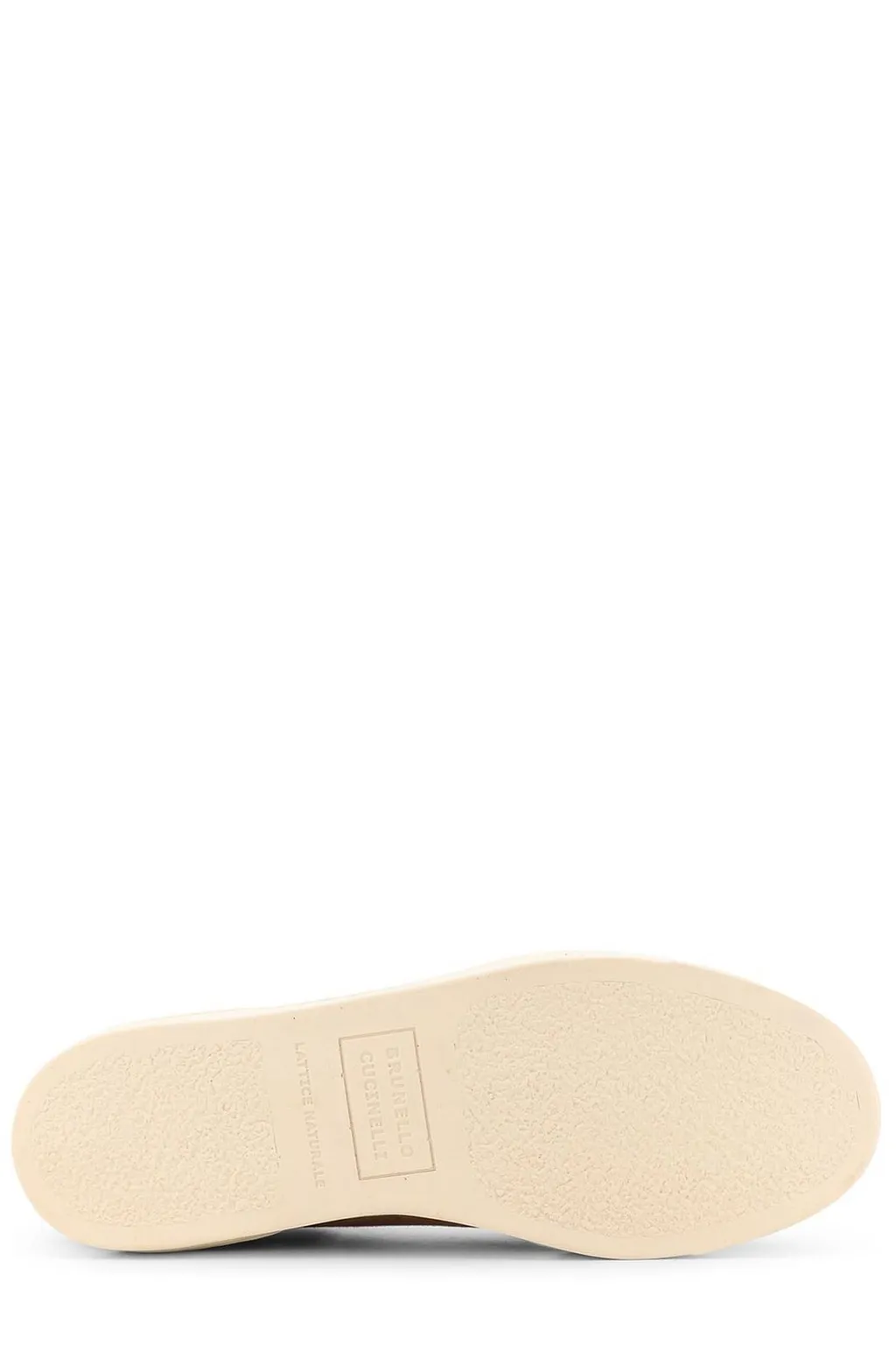 Brunello Cucinelli Round Toe Lace-Up Sneakers