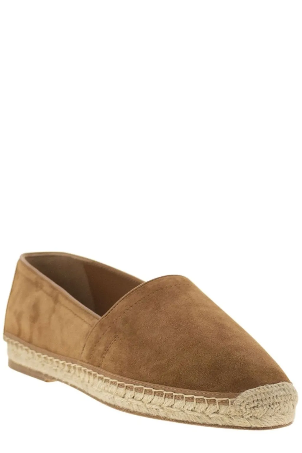 Brunello Cucinelli Logo Printed Slip-On Espadrilles