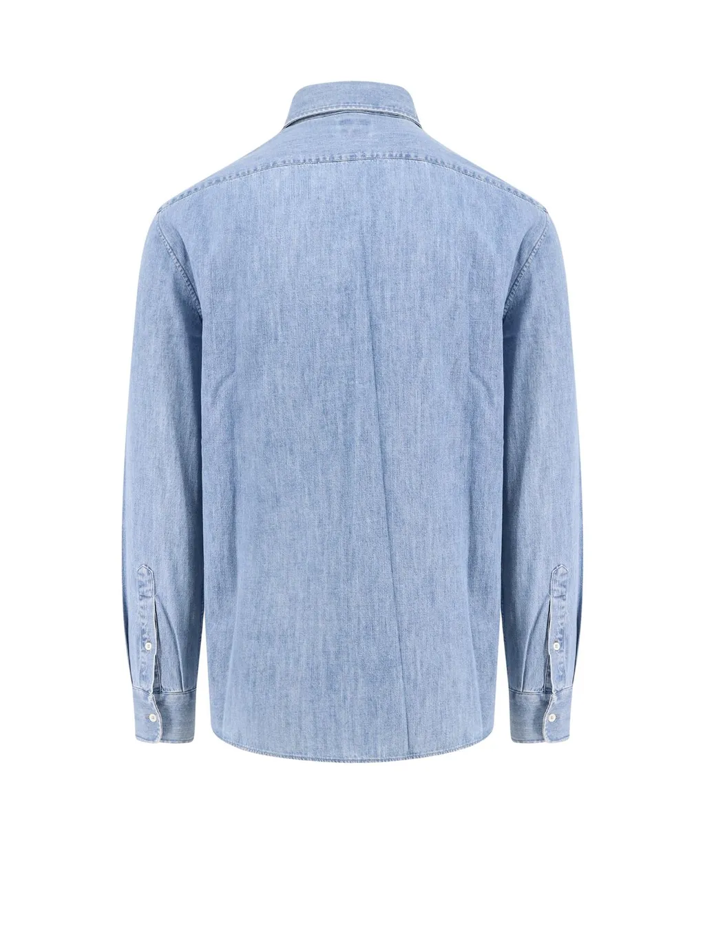 Brunello Cucinelli Long Sleeved Denim Shirt