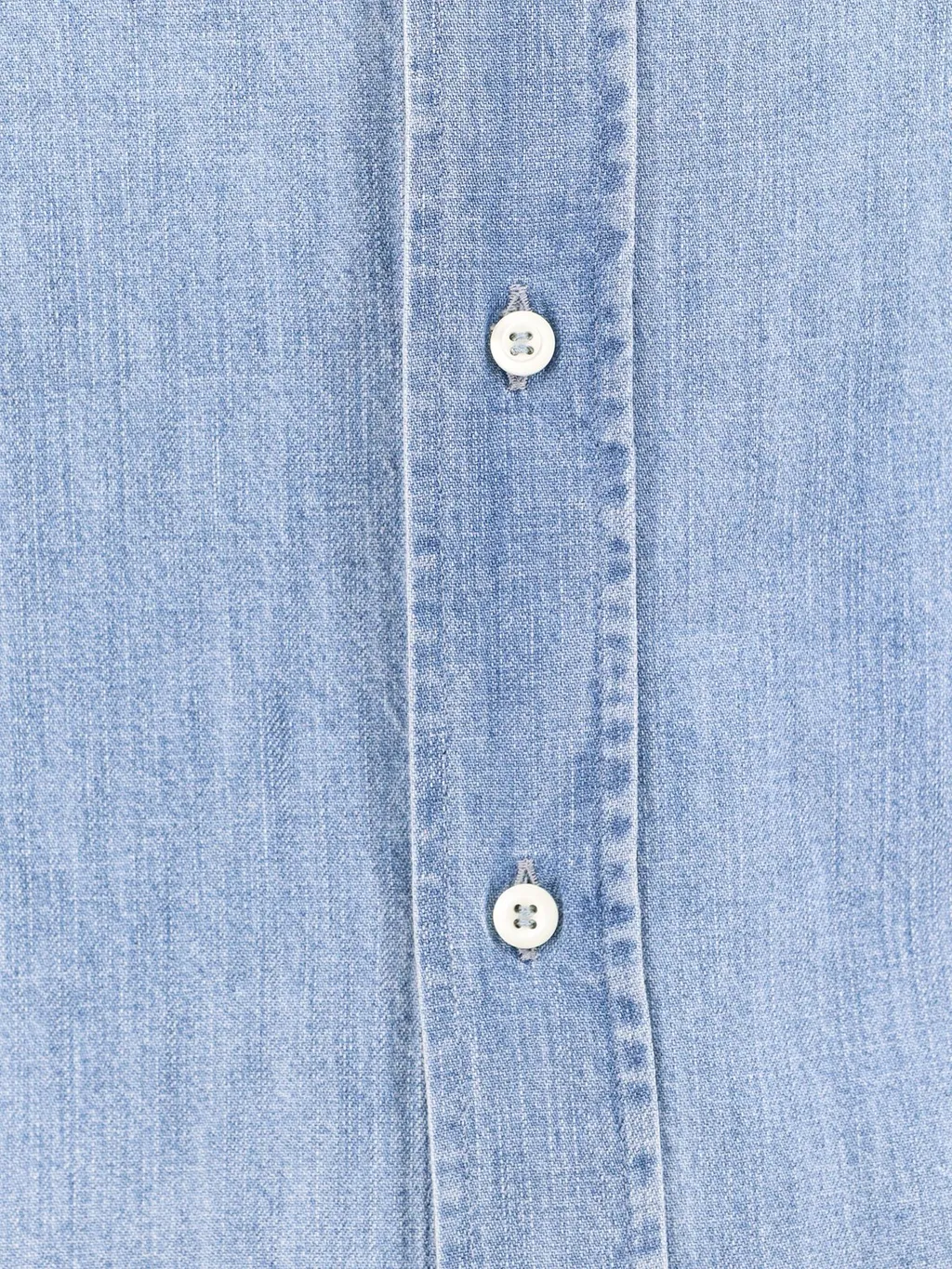 Brunello Cucinelli Long Sleeved Denim Shirt
