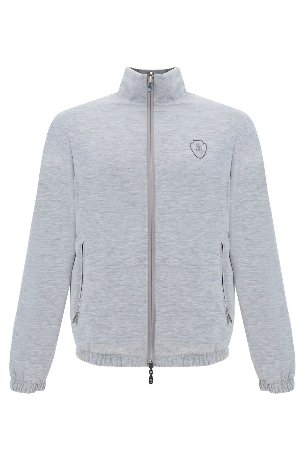 Brunello Cucinelli Logo Embroidered Reversibile Jacket