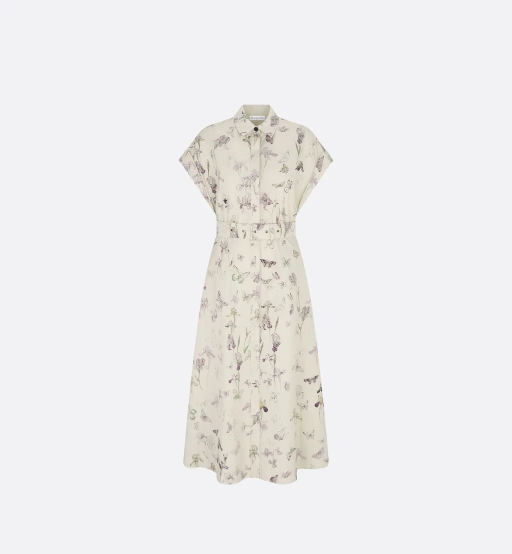 Mid-Length Belted Shirtdress