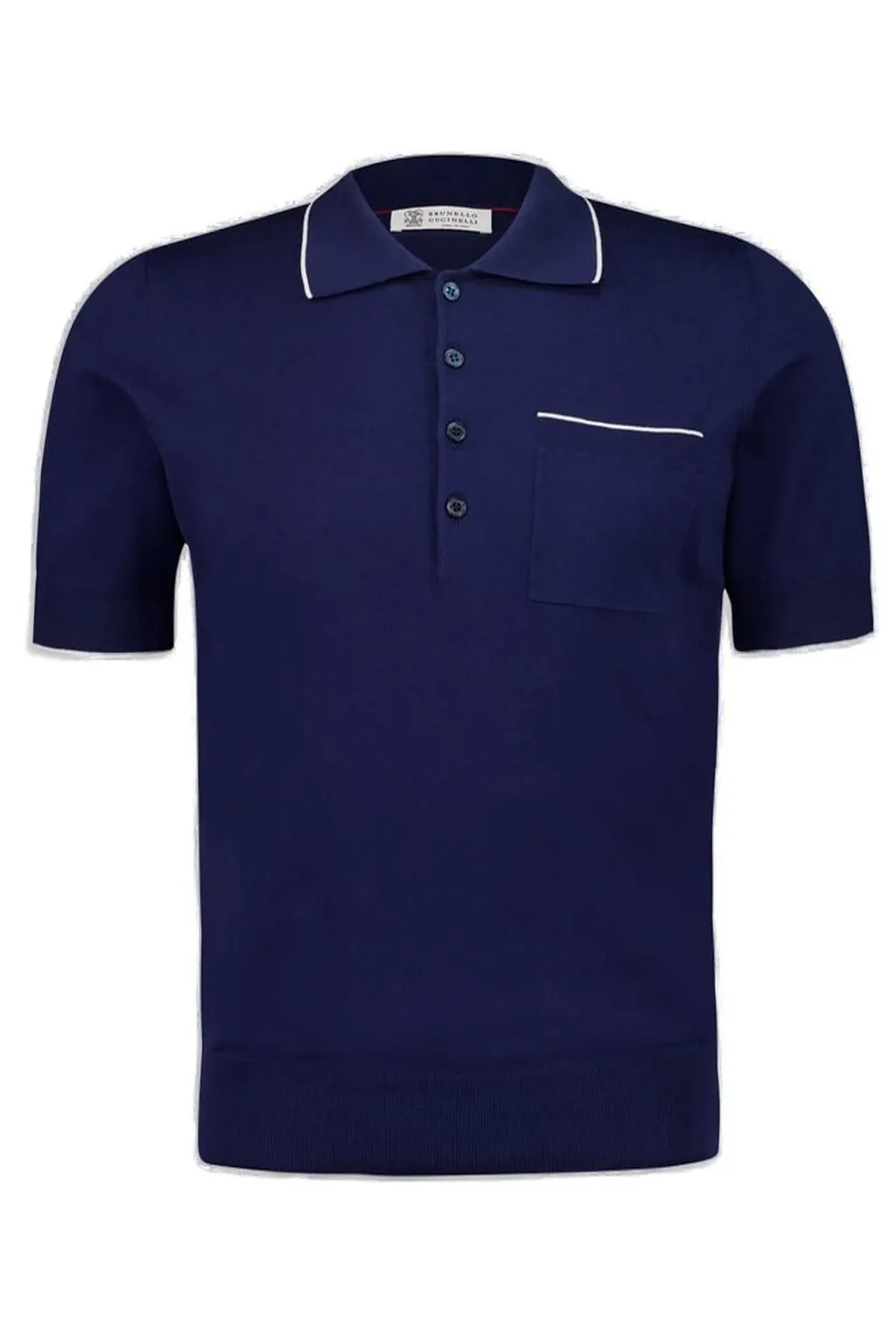 Brunello Cucinelli Short Sleeved Regular Fit Polo Shirt