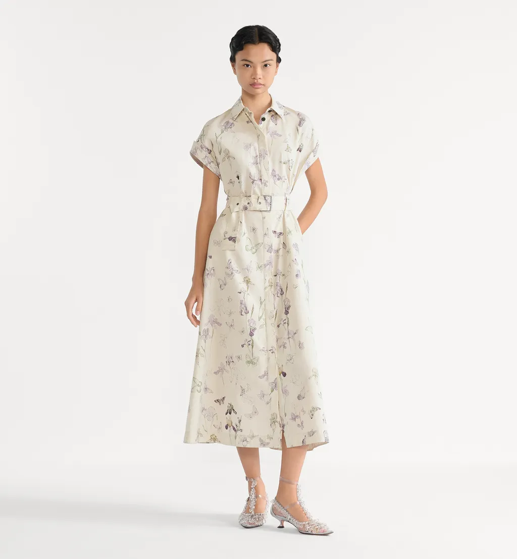 Mid-Length Belted Shirtdress