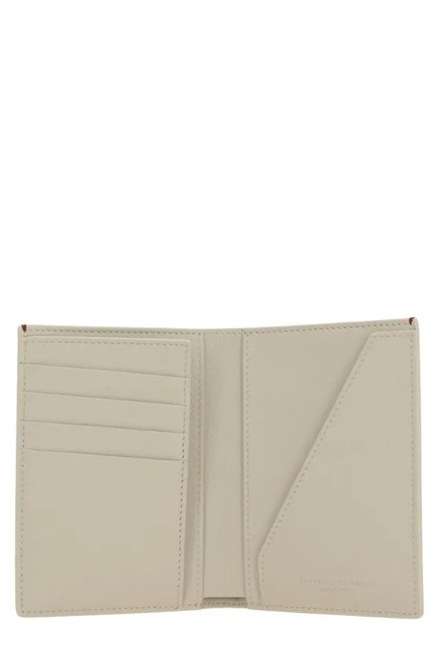 Brunello Cucinelli Logo Debossed Bi-Fold Wallet