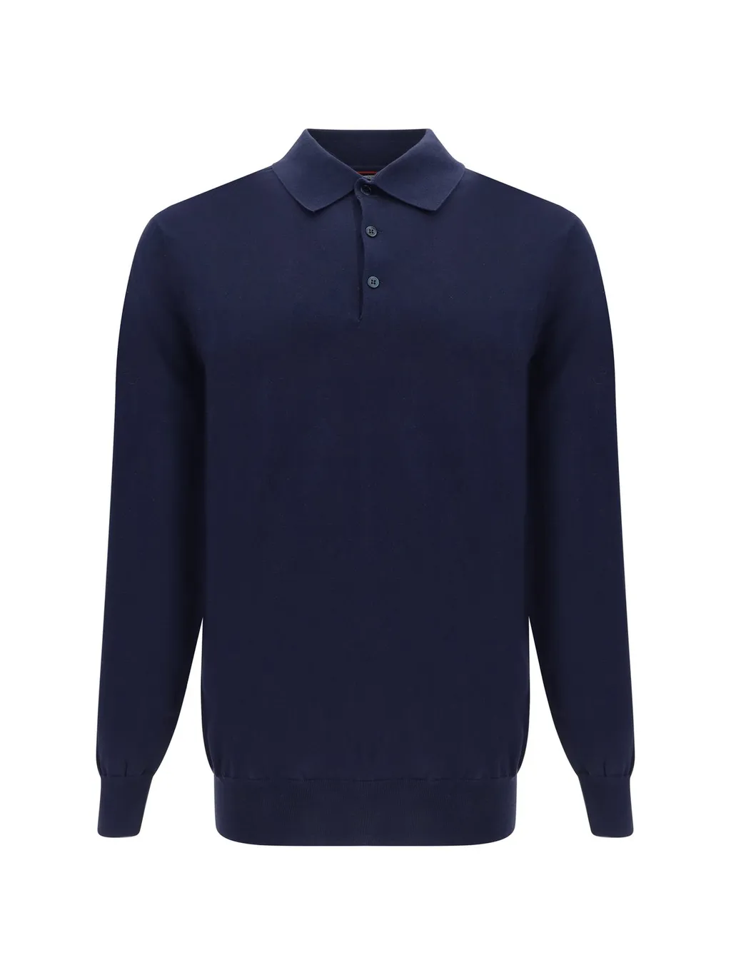 Brunello Cucinelli Long-Sleeved Knitted Polo Shirt