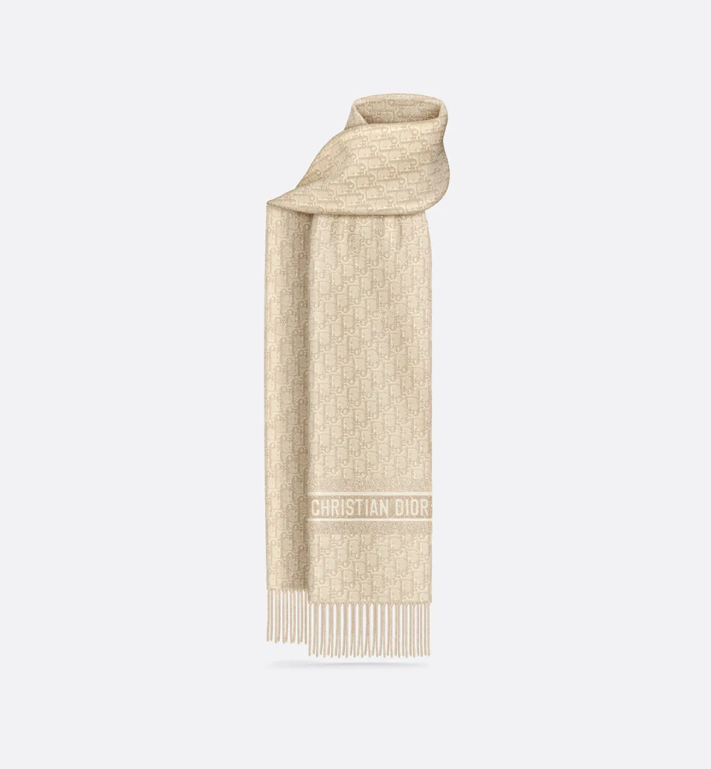 Dior Oblique Natte Scarf