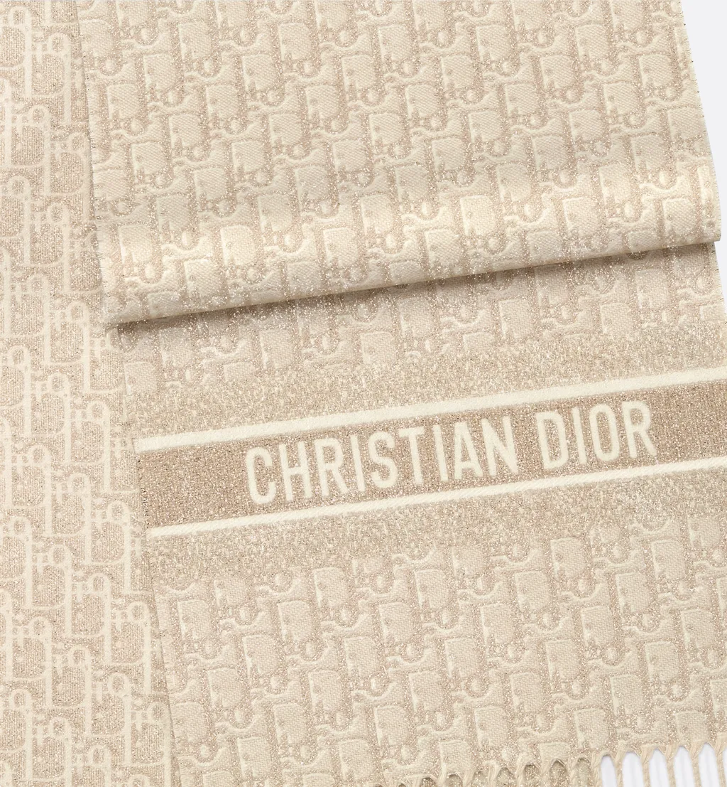 Dior Oblique Natte Scarf