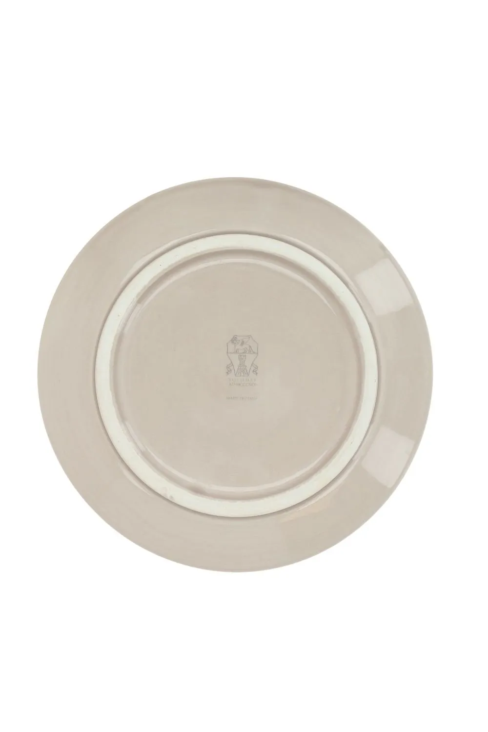 Brunello Cucinelli Tradition Logo Engraved Saucer
