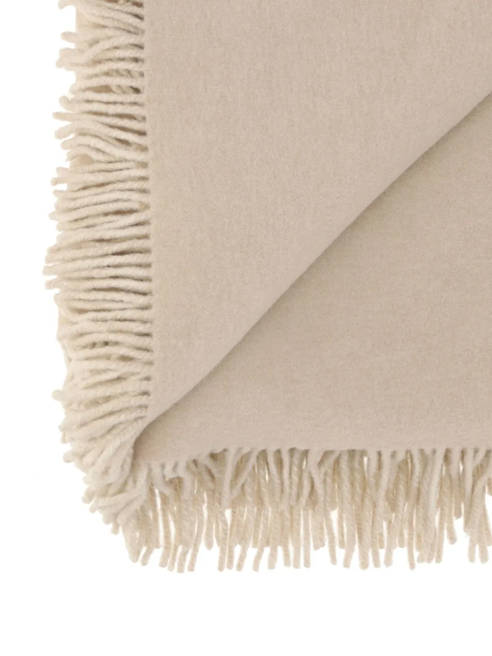 Brunello Cucinelli Fringed Straight Hem Blanket