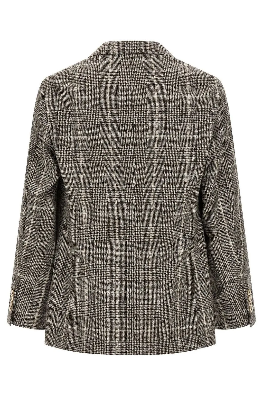 Brunello Cucinelli Checked Single-Breasted Jacket