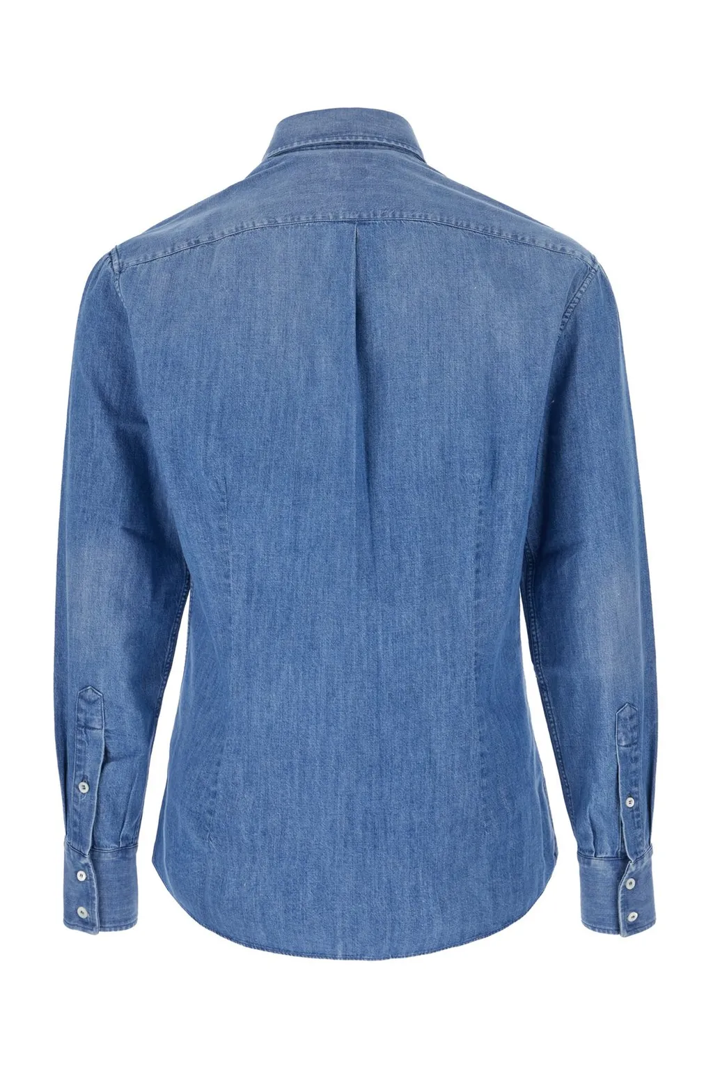 Brunello Cucinelli Button-Up Denim Shirt