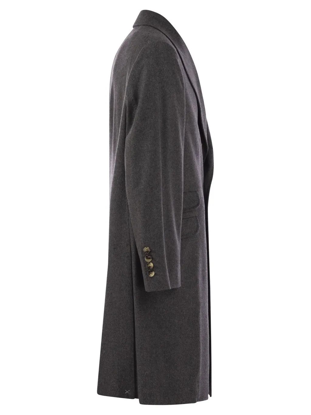 Brunello Cucinelli Single-Breasted Straight Hem Coat
