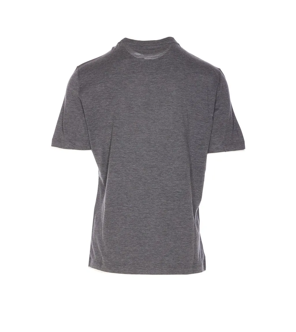 Brunello Cucinelli Crewneck Straight Hem T-Shirt
