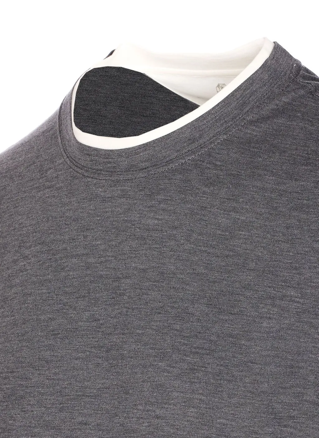 Brunello Cucinelli Crewneck Straight Hem T-Shirt