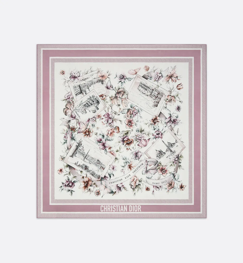 Souvenir De Rome 90 Square Scarf
