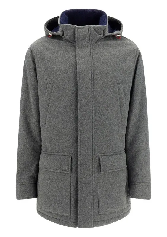 Brunello Cucinelli Long-Sleeved Hooded Coat