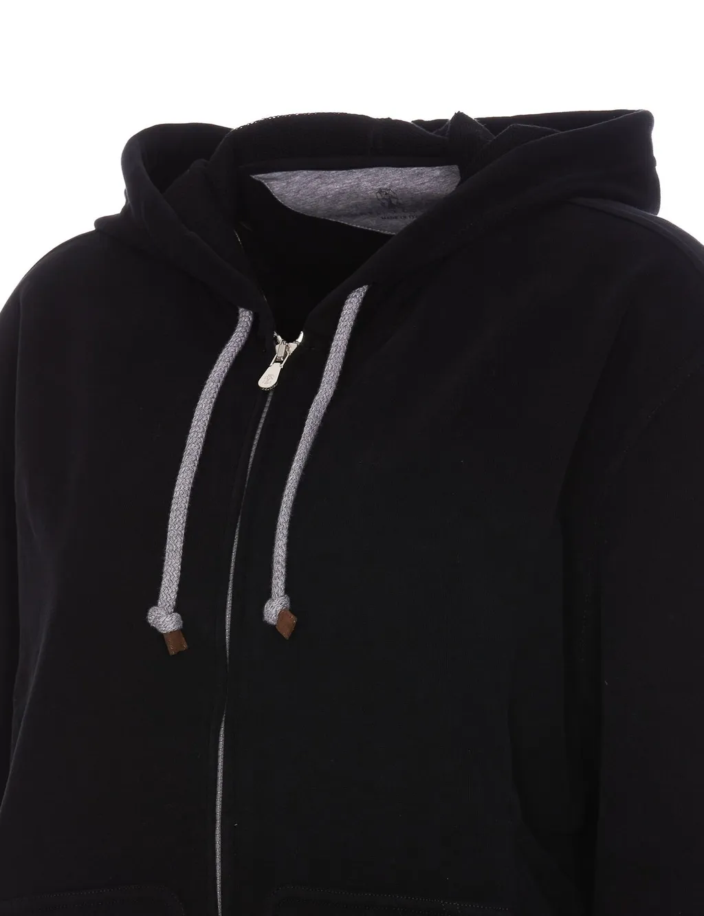 Brunello Cucinelli Zipped Drawstring Hoodie