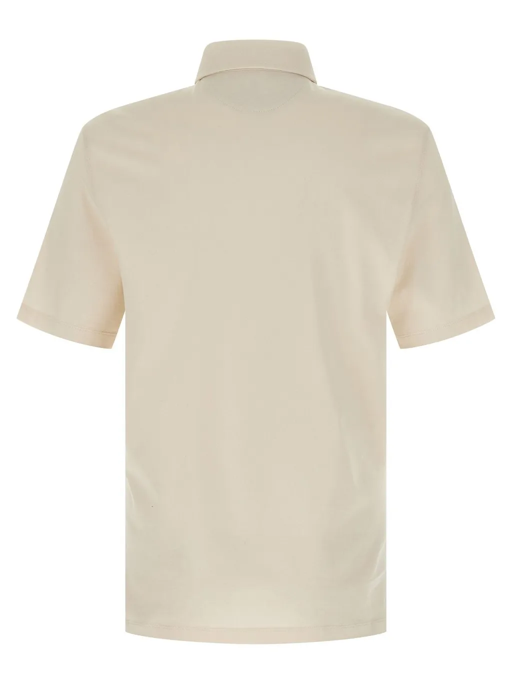 Brunello Cucinelli Short Sleeved Straight Hem Polo Shirt