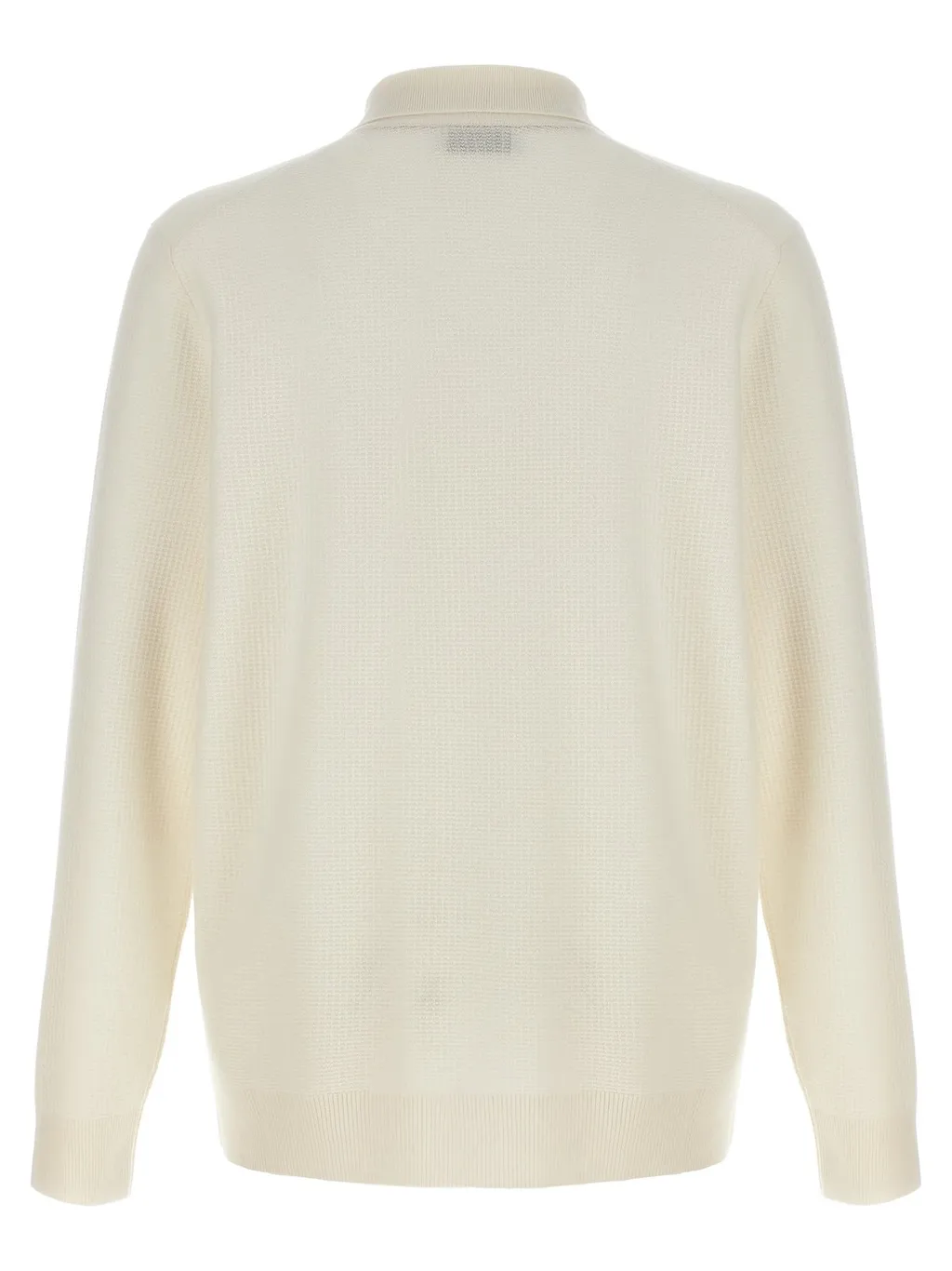 Brunello Cucinelli Long-Sleeved Knitted Polo Shirt