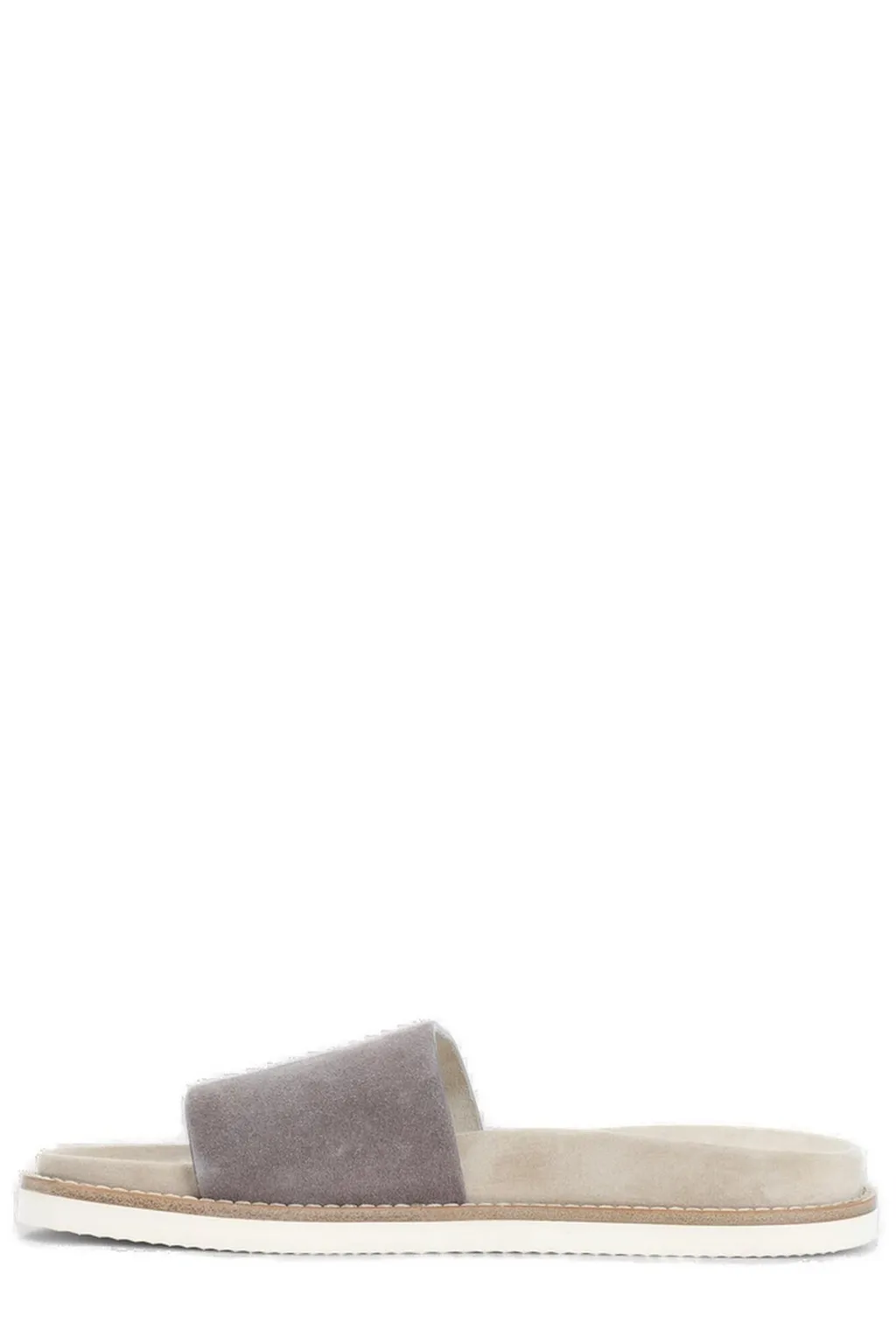 Brunello Cucinelli Open-Toe Slides
