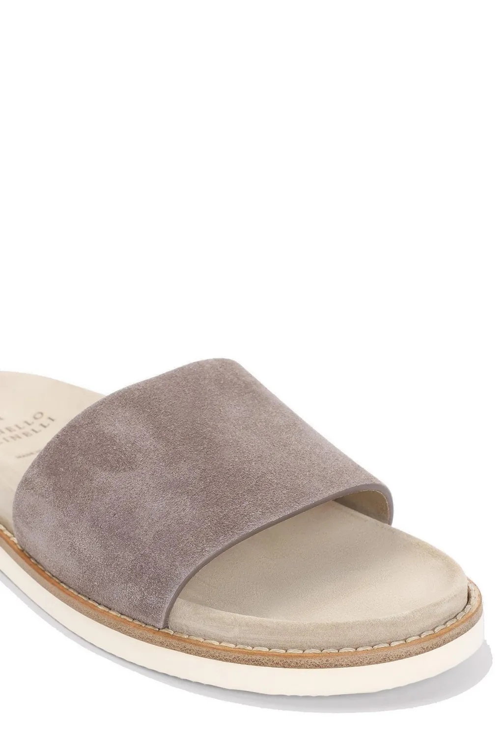 Brunello Cucinelli Open-Toe Slides