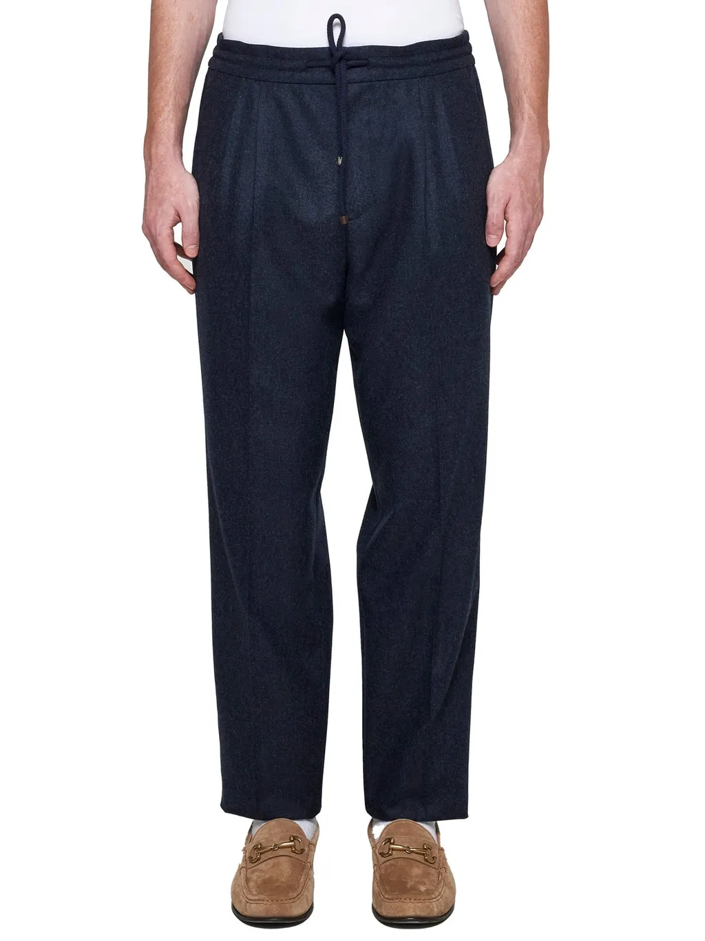 Brunello Cucinelli Drawstring Elastic Waist Pants