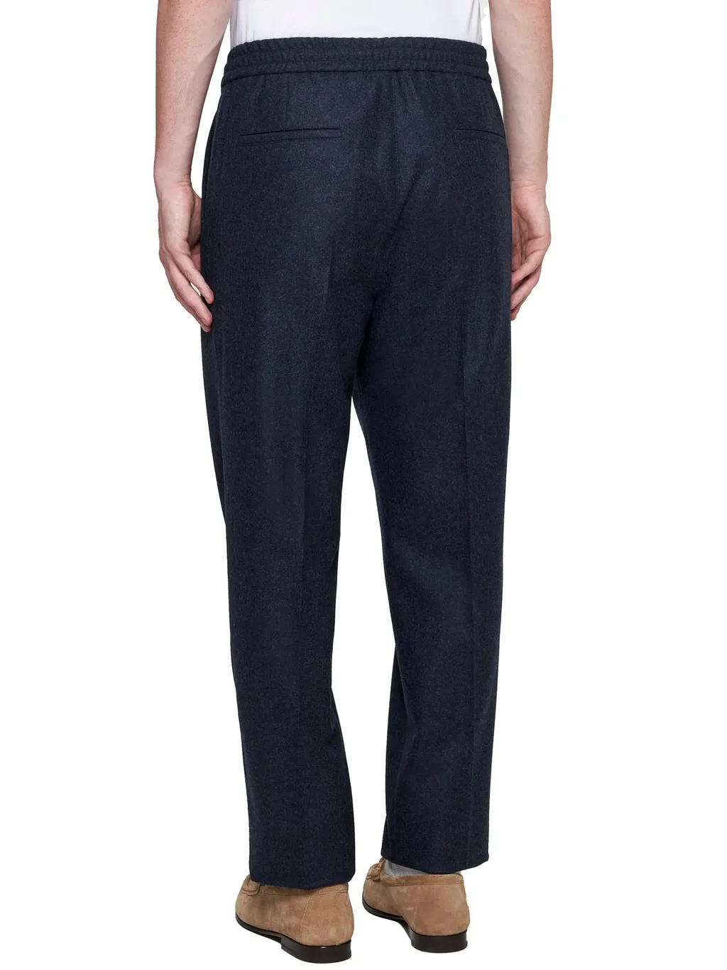 Brunello Cucinelli Drawstring Elastic Waist Pants