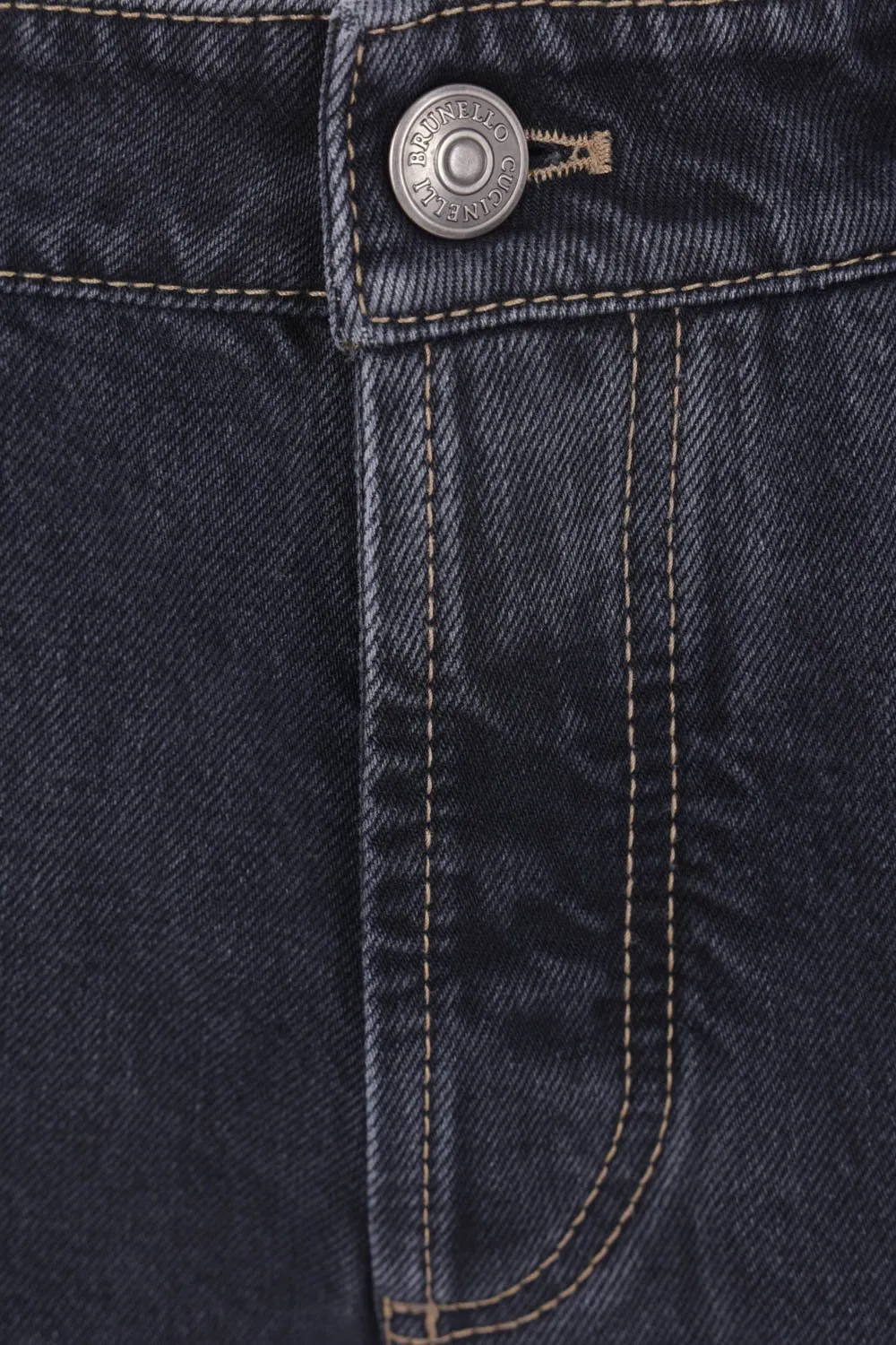 Brunello Cucinelli Logo Patch Skinny Jeans