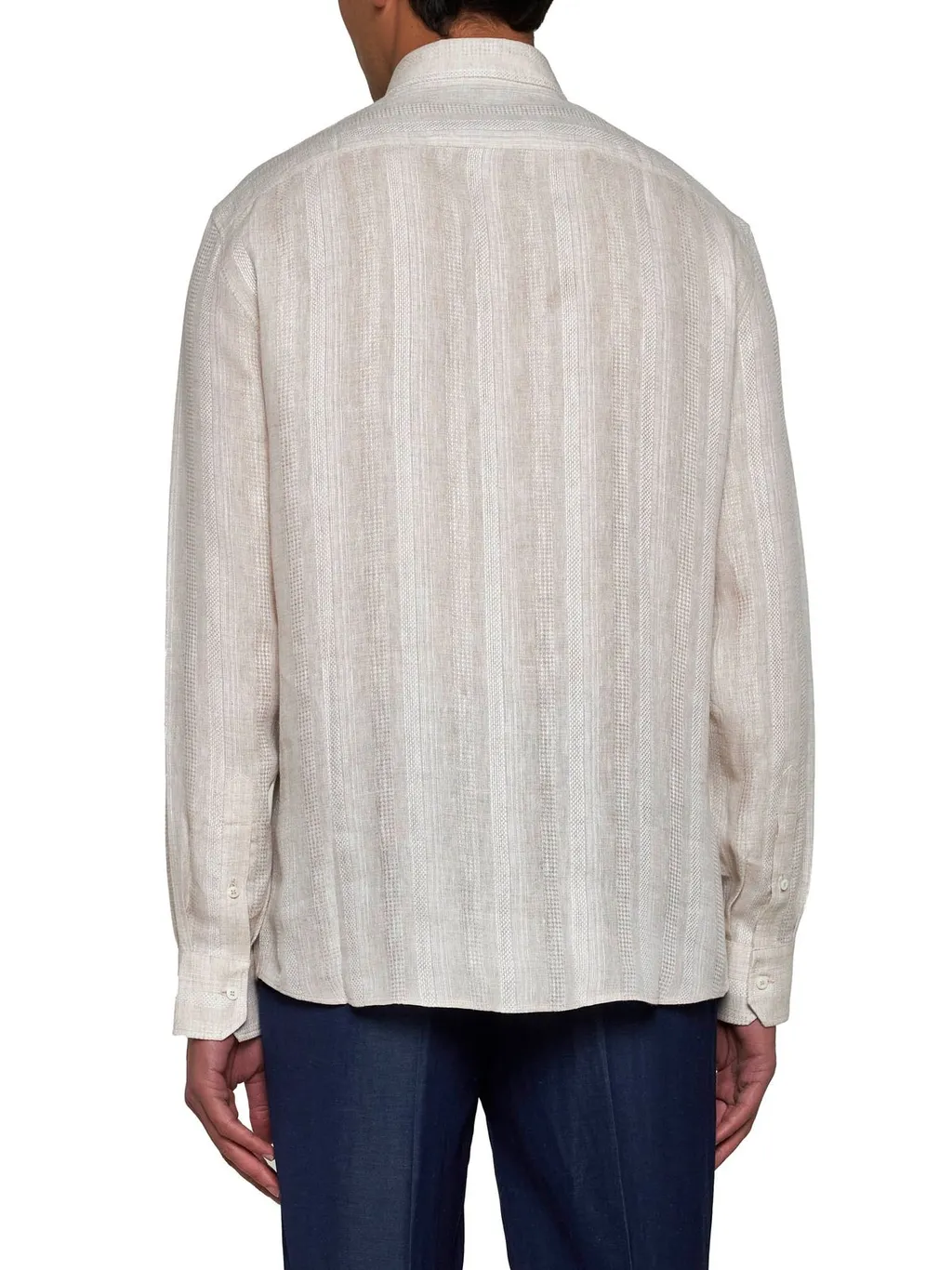 Brunello Cucinelli Striped Button-Up Shirt