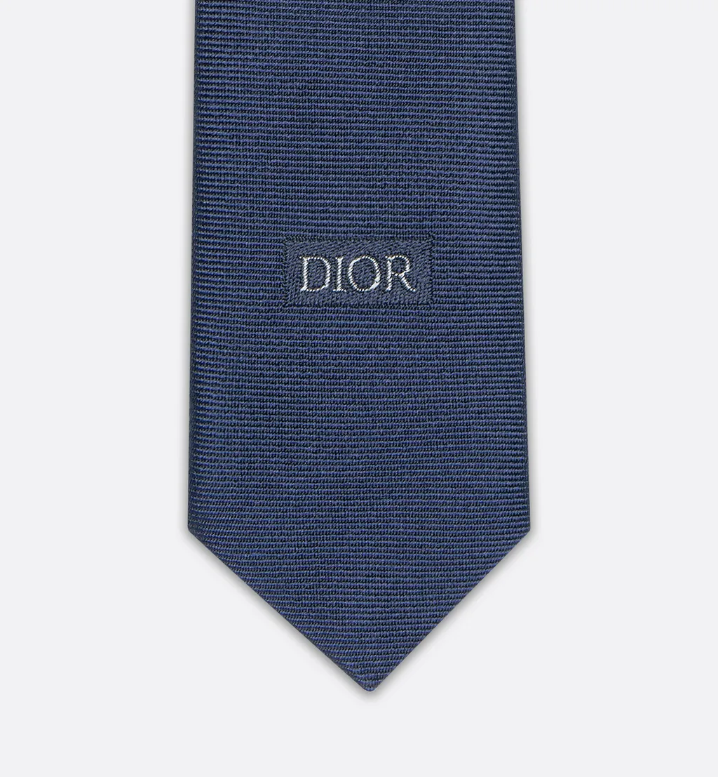 Tie With Centered Dior Oblique