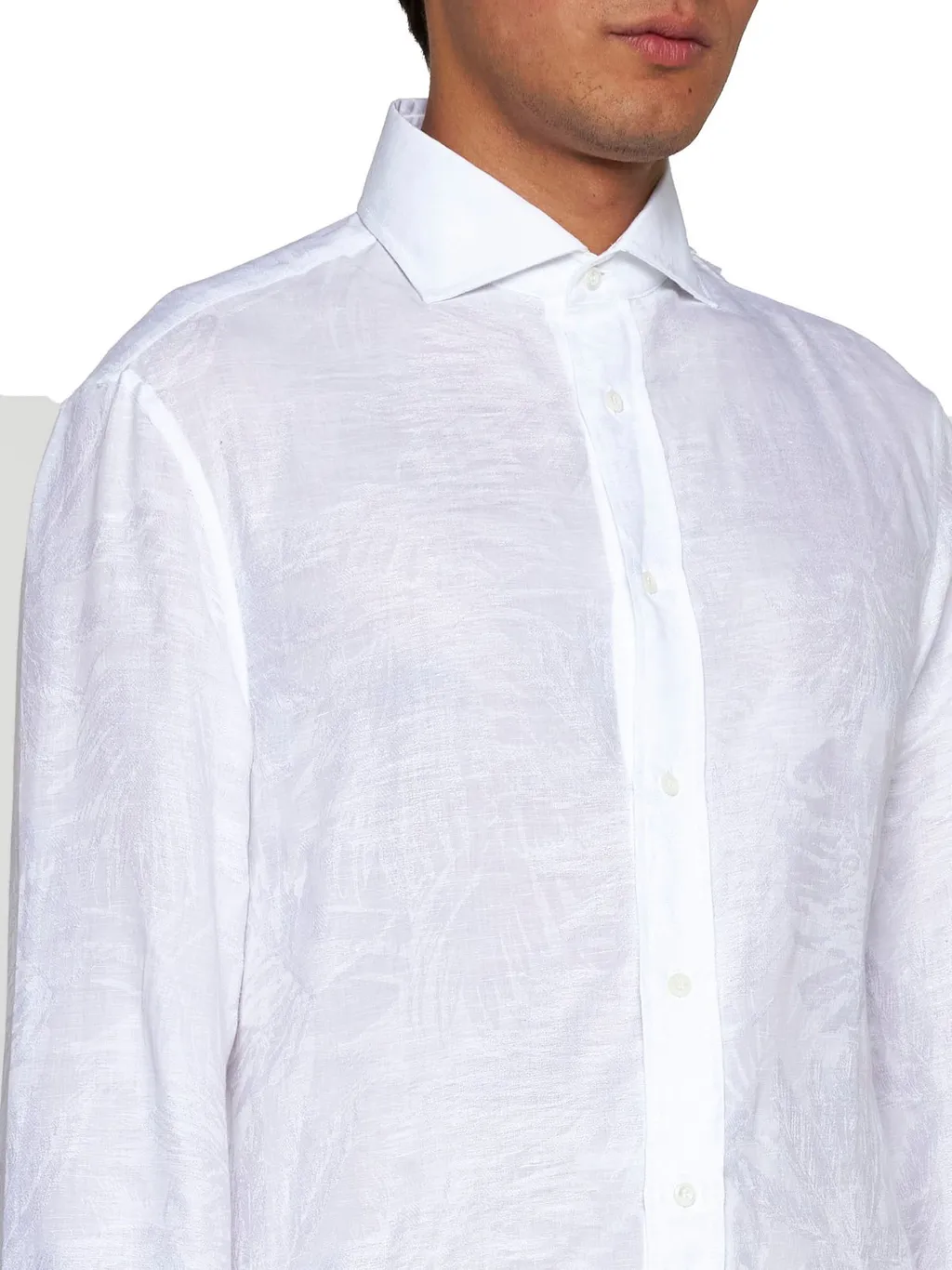 Brunello Cucinelli Long-Sleeved Button-Up Shirt