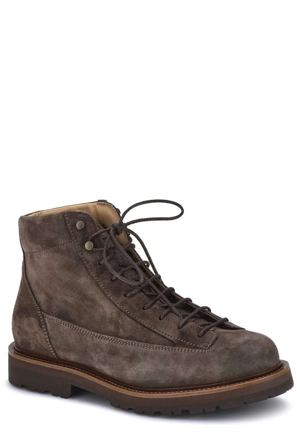 Brunello Cucinelli Waxed Urban Outdoor Boots