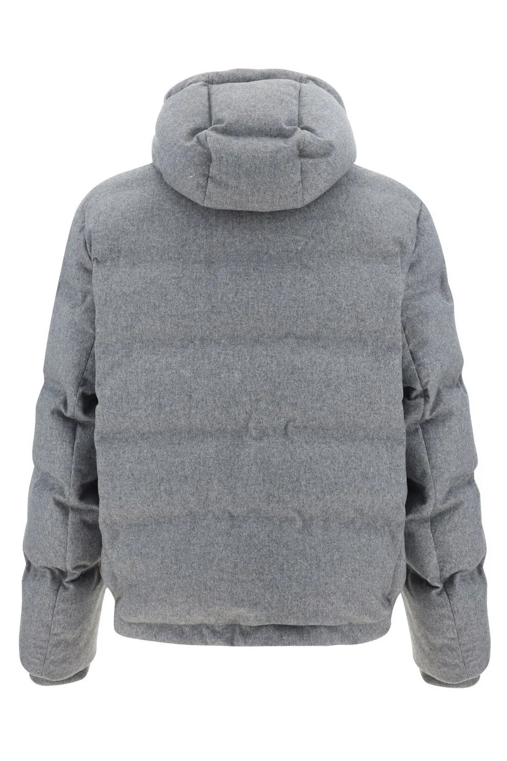 Brunello Cucinelli Quilted Zipped Hooded Down Jacket