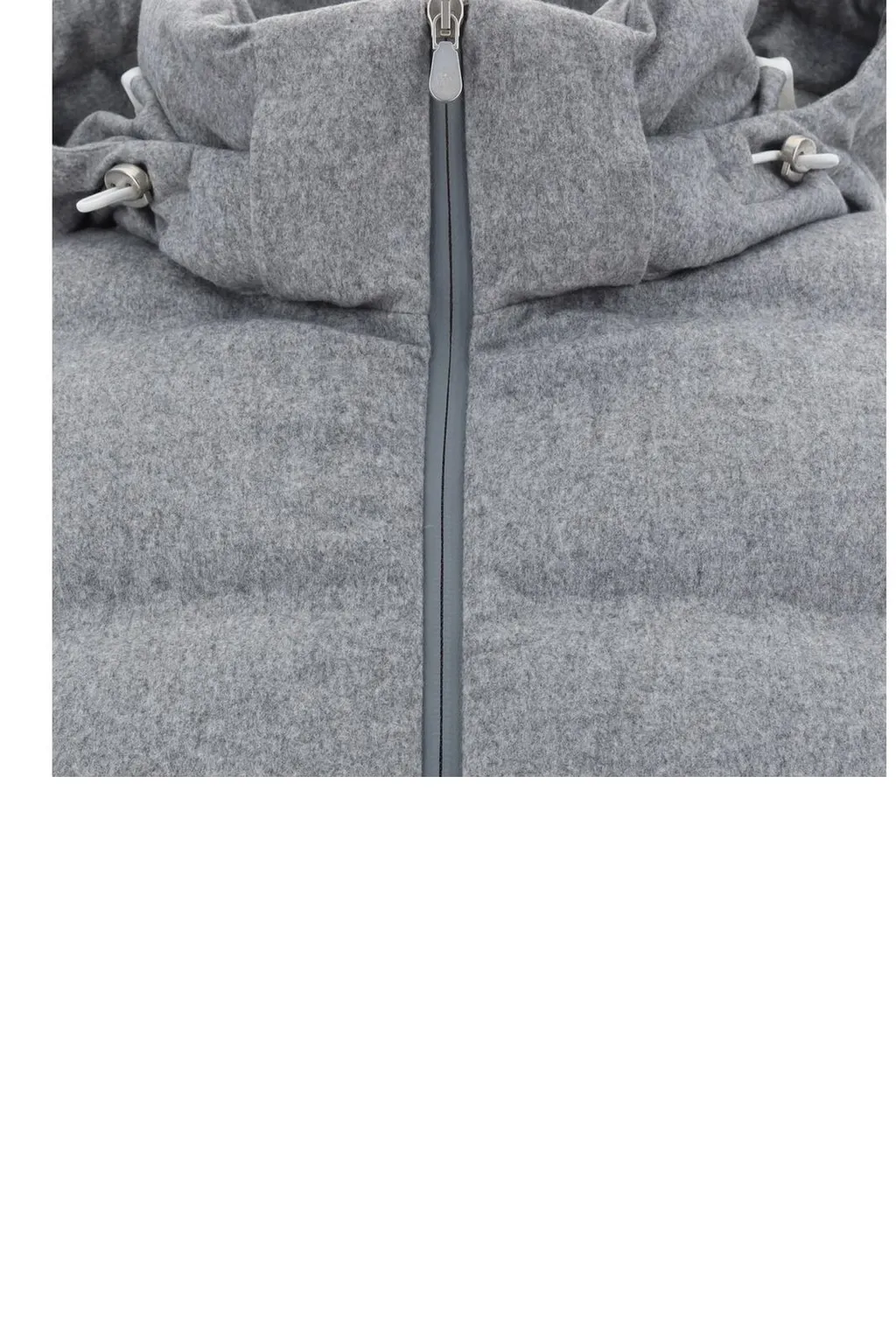 Brunello Cucinelli Quilted Zipped Hooded Down Jacket
