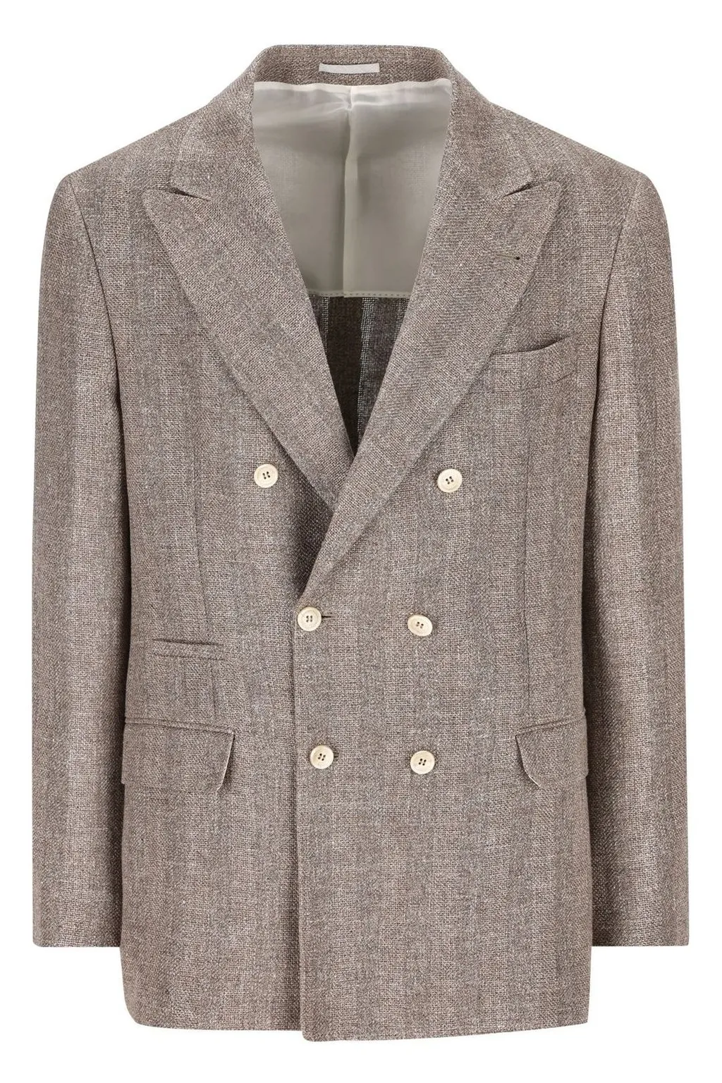 Brunello Cucinelli Double-Breasted Tailored Blazer