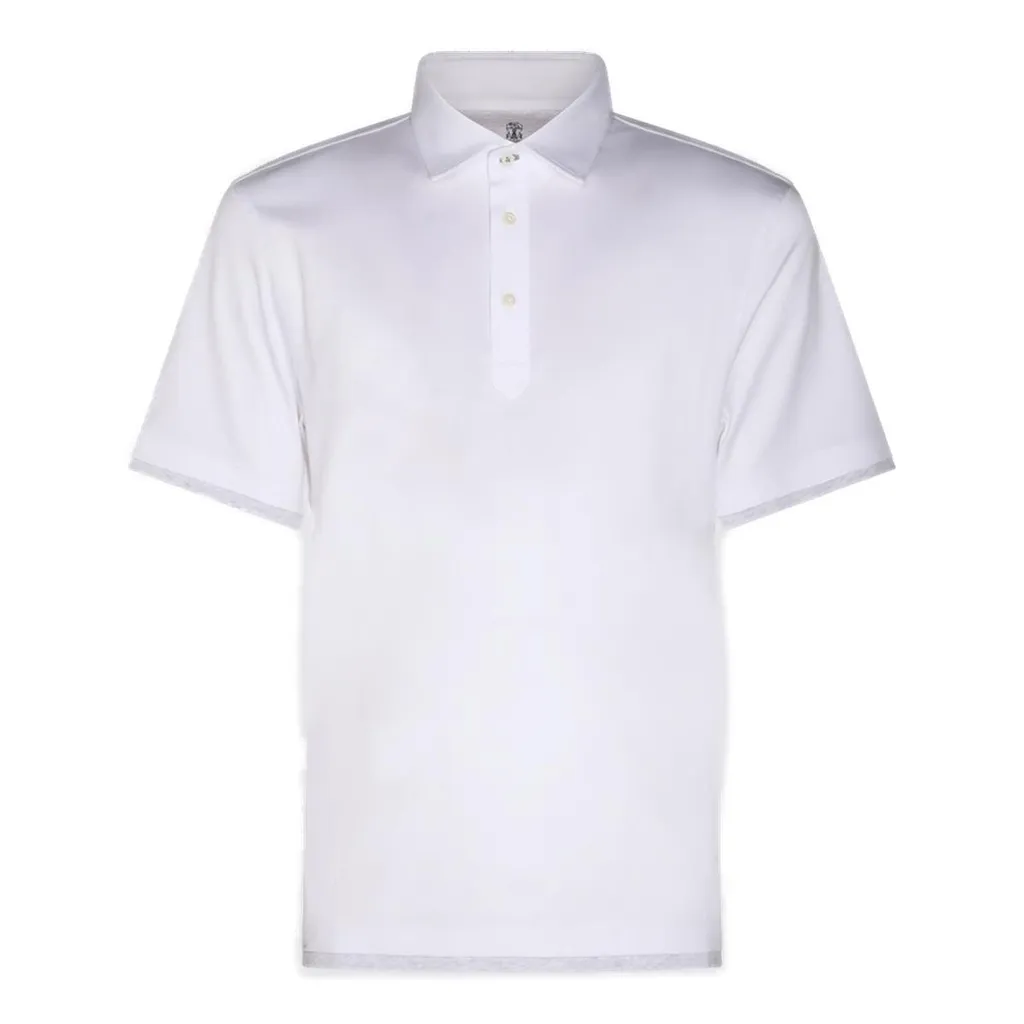 Brunello Cucinelli Short-Sleeved Polo Shirt